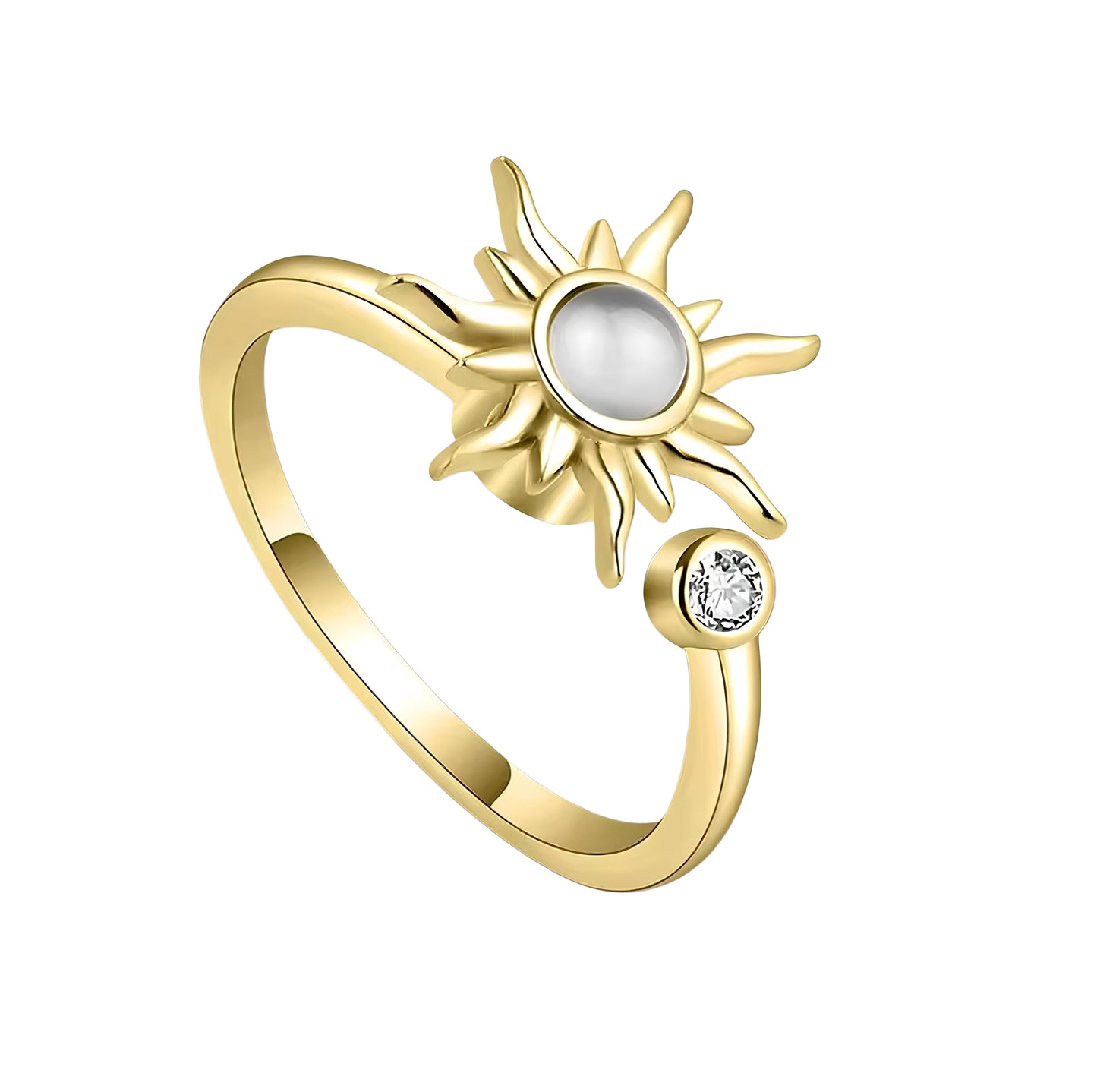 Bague anti-stress soleil