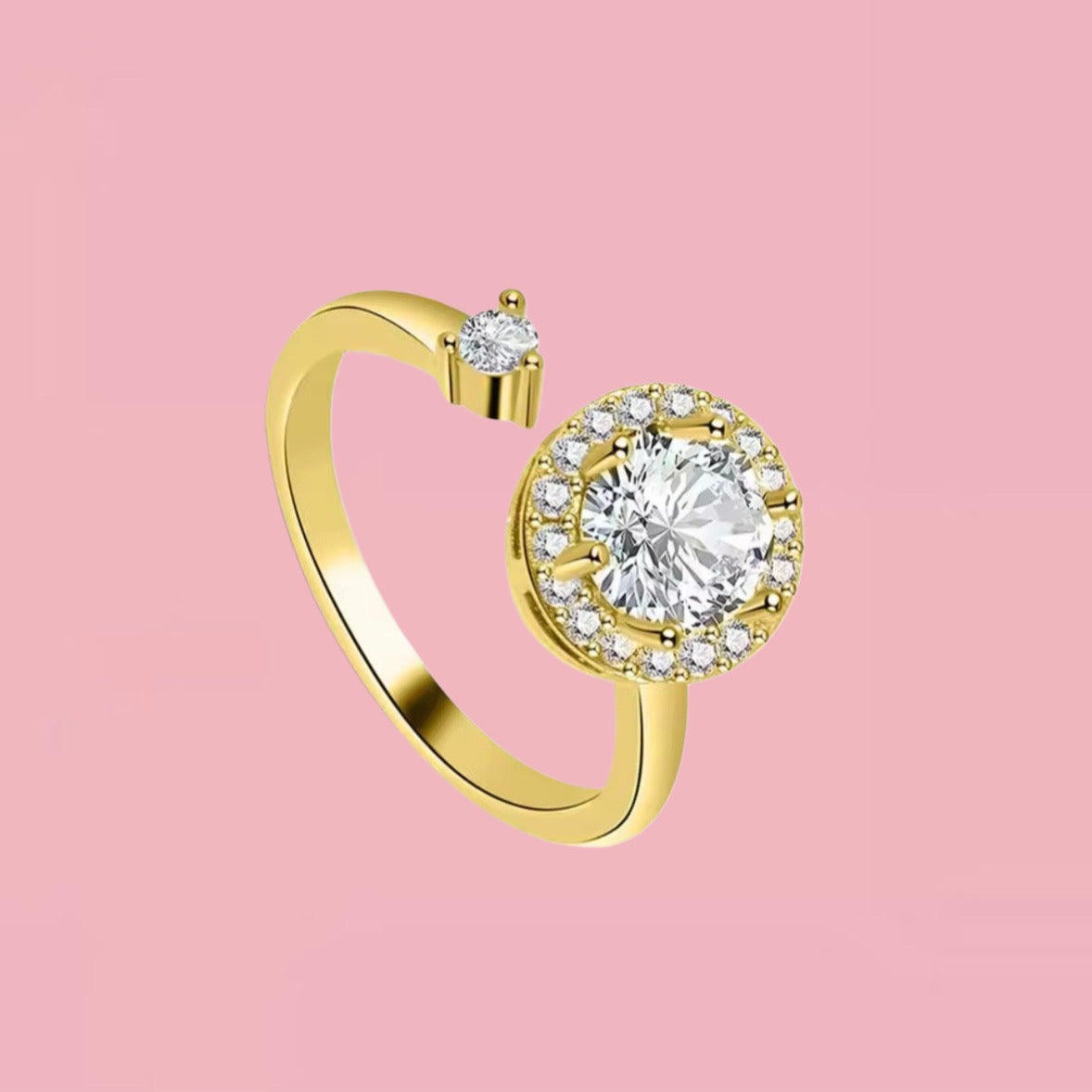 Bague d’anxiété Ajustable - Lila