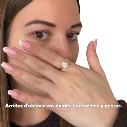 Bague anti-stress Ajustable - Lila