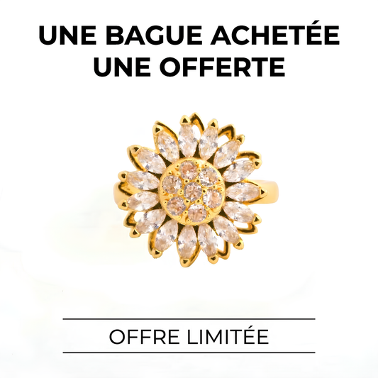 Bague anti-stress fleur