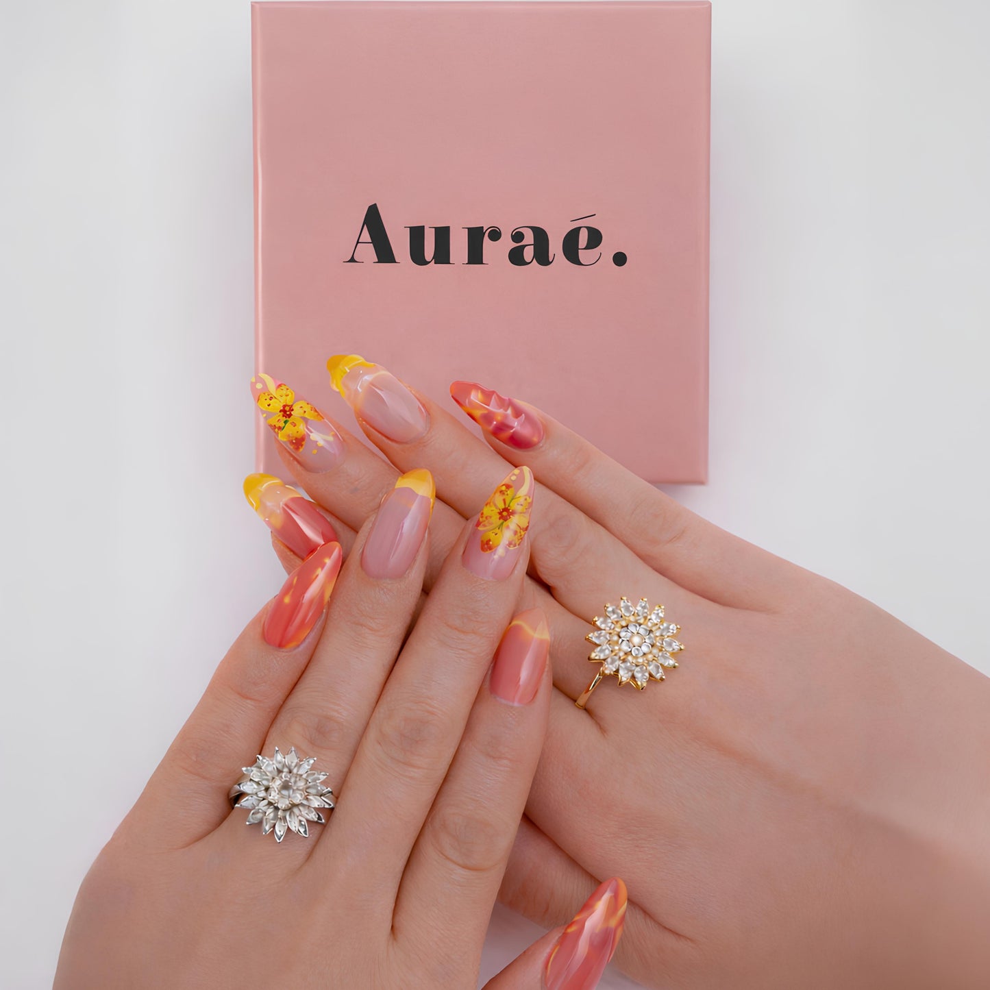 Bague anti-stress fleur