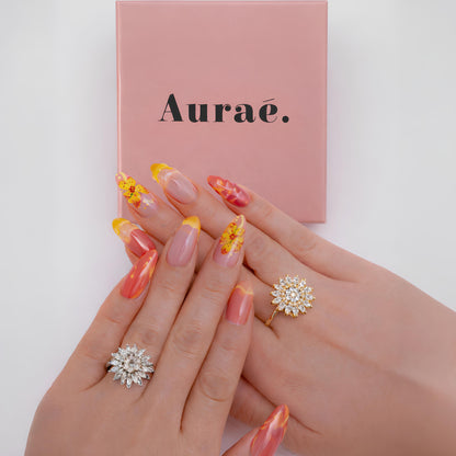 Bague anti-stress fleur