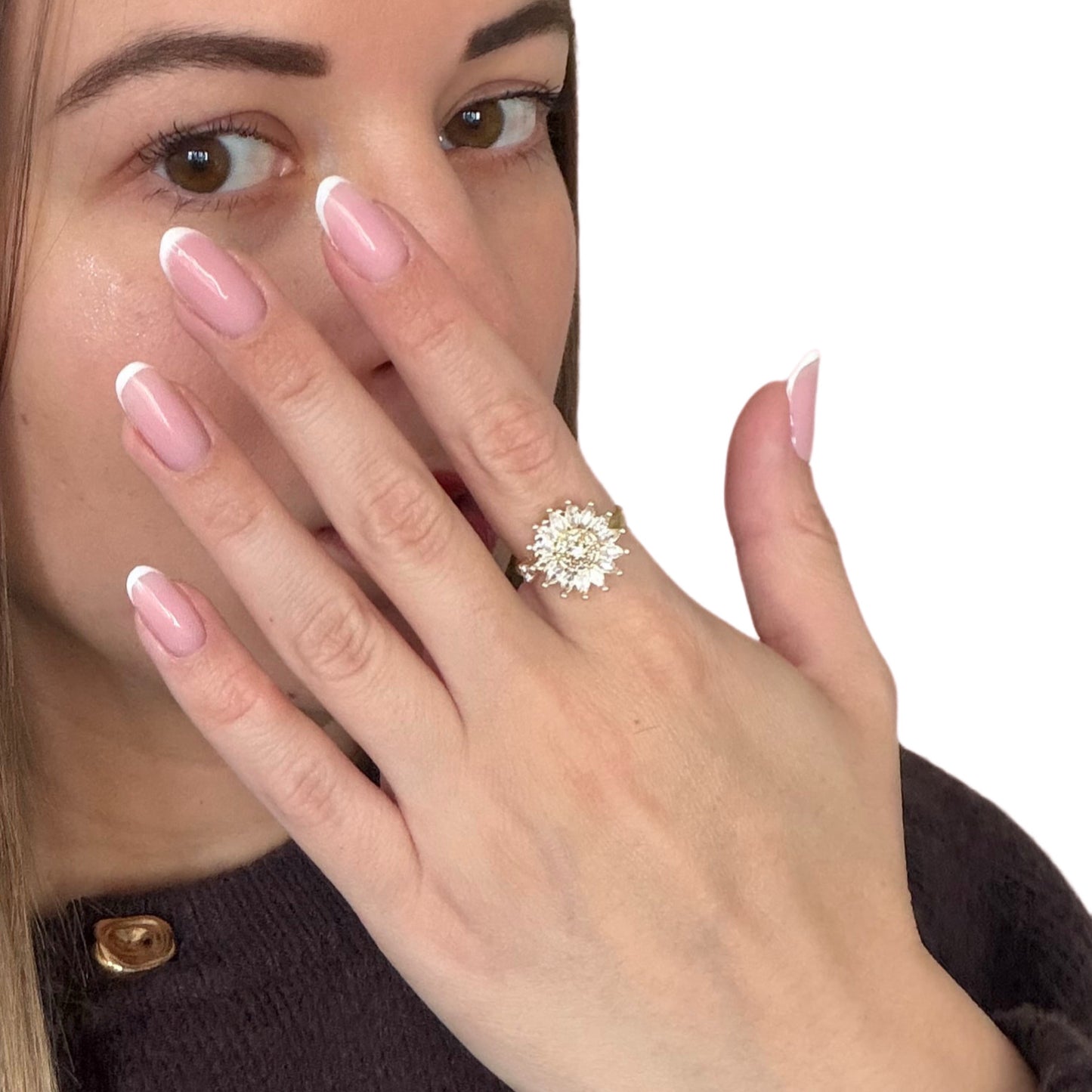 Bague anti-stress fleur