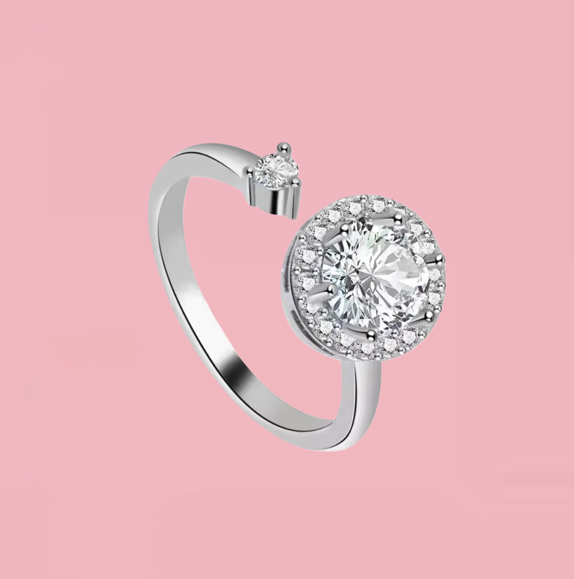 Bague d’anxiété Ajustable - Lila