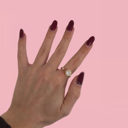 Bague d’anxiété Ajustable - Lila