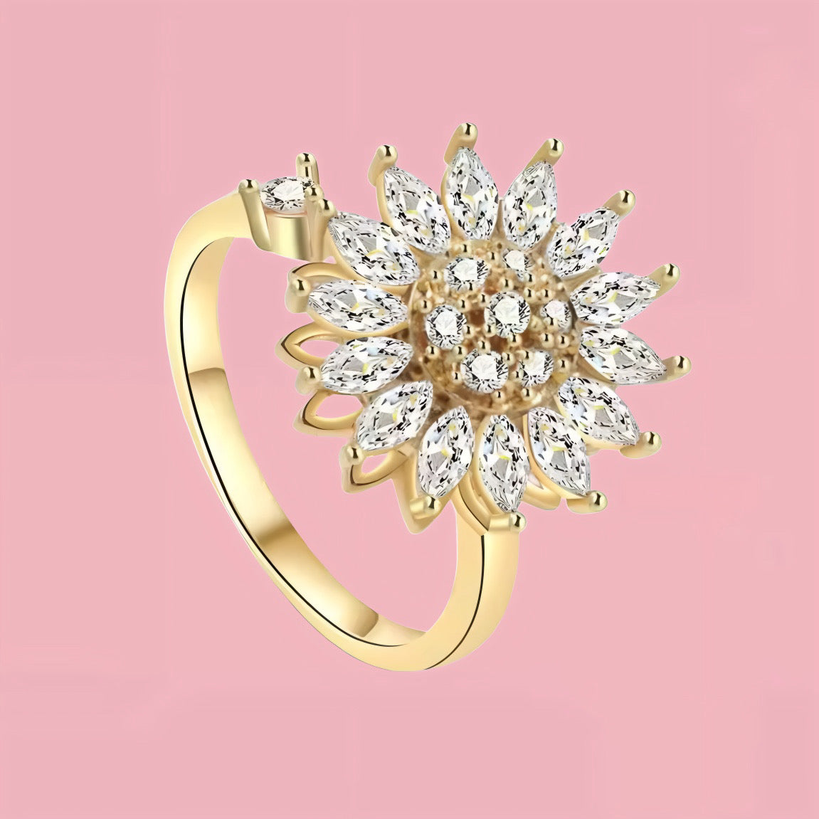 Bague d’anxiété Ajustable - Daisy