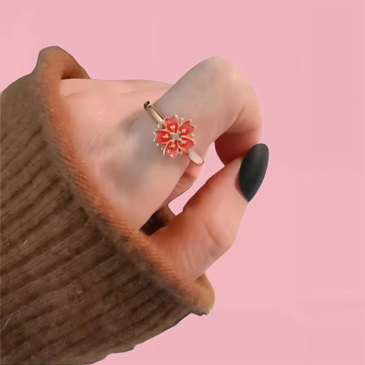 Bague d’anxiété Ajustable - Lys