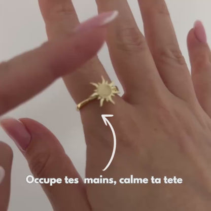 Bague anti-stress  Ajustable - Sunshine