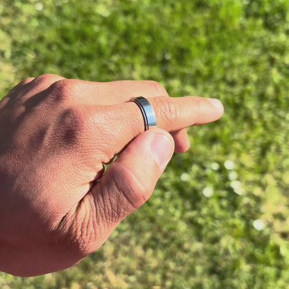 Bague anti-stress Homme  - Silver
