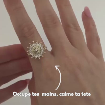 Bague anti-stress Ajustable - Daisy